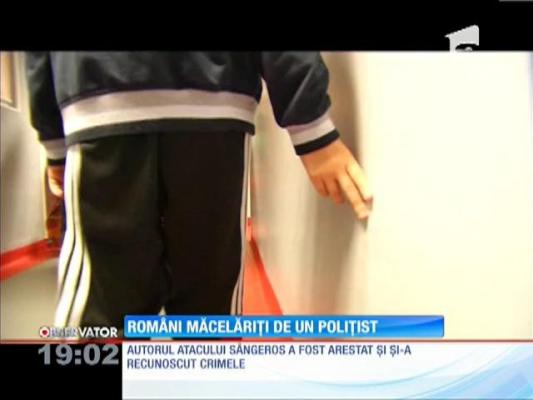 Italianul care a ciuruit o familie de români este un fost poliţist!