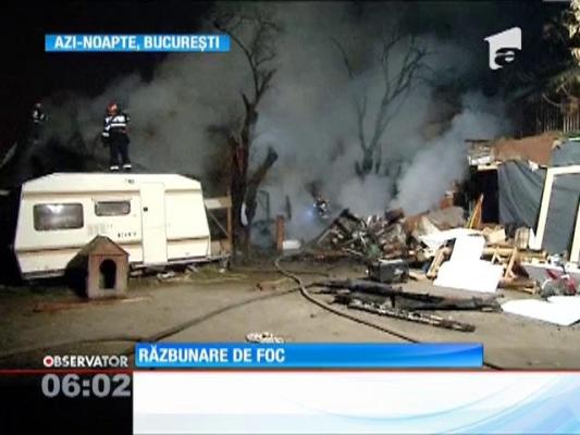 O casă a fost incendiată din răzbunare