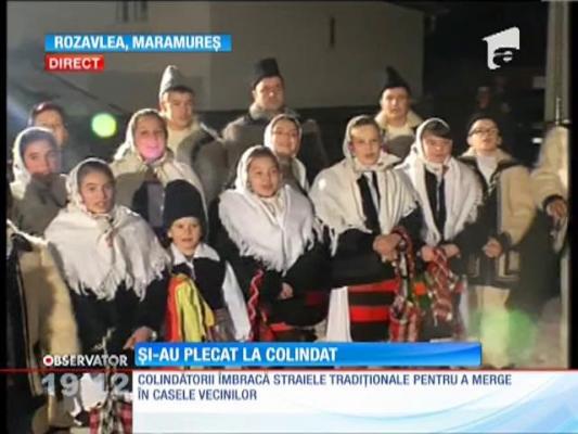 Colindătorii din Maramureș se pregătesc de dimineață