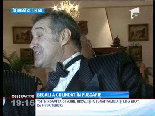 Cum a petrecut Gigi Becali Crăciunul în penitenciar