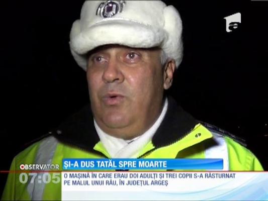 Un şofer grăbit şi-a ucis tatăl şi i-a băgat pe cei trei copii ai săi în spital