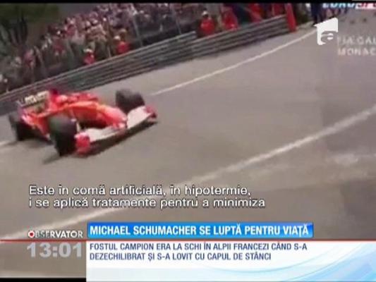 Michael Schumacher, în cursa pentru viață. Medicii: "Este în comă artificială"