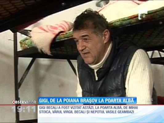 Gigi Becali a făcut indigestie din cauza cârnaţilor şi a sarmalelor