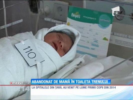 Primii copii ai anului 2014. Unul a fost abandonat în tren, alții au norocul unei familii