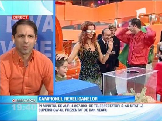 Dan Negru, CAMPIONUL revelioanelor