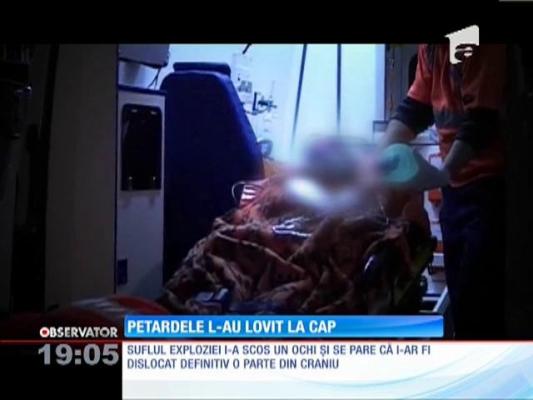 Petardele de la miezul nopții l-au mutilat pe viață