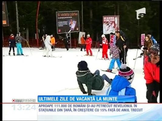 Numărul turiștilor de Revelion a crescut faţă de anul trecut