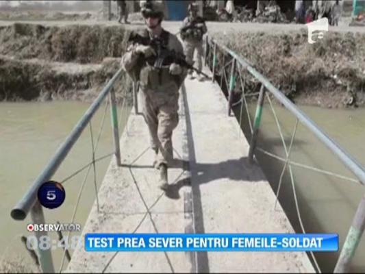 Test prea dur pentru femeile din infanteria marină americană