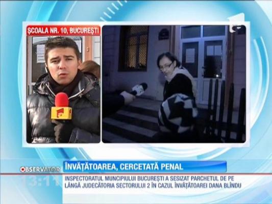 Învăţătoarea de la Școala 10 din Capitală este cercetată penal
