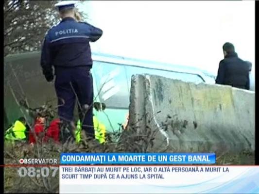 4 oameni morți în Cluj, după un impact între o maşină de teren și un autocar