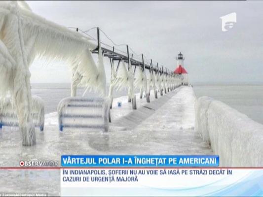 Vârtejul polar a îngheţat jumătate din teritoriul Statelor Unite