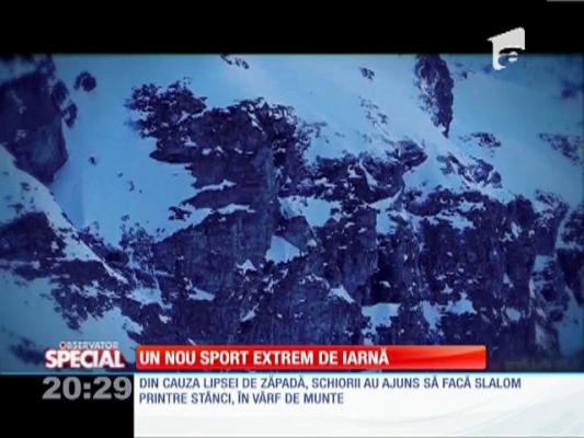 Un nou sport EXTREM de iarnă!