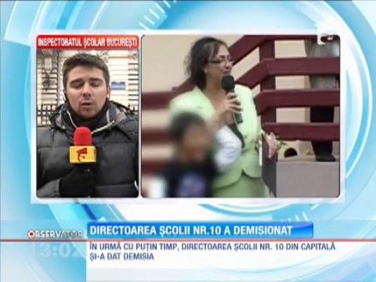 Directoarea şcolii nr.10 a demisionat