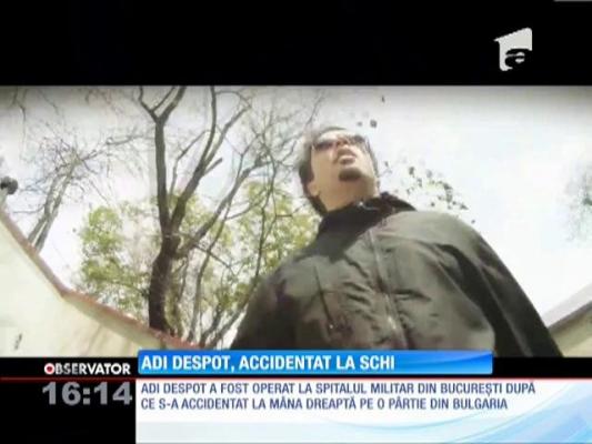 Adrian Despot, operat după un accident la ski în Bulgaria!