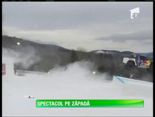 Imagini SPECTACULOASE. Off-road pe gheață și zăpadă