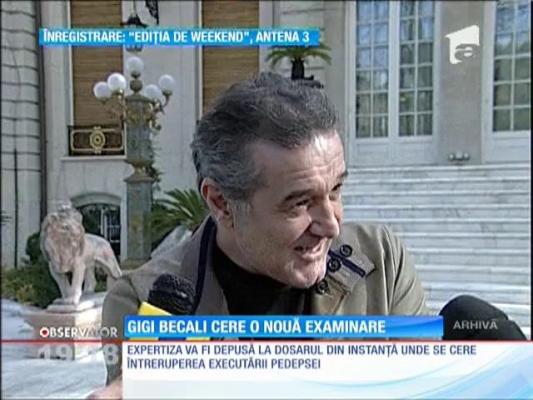 Gigi Becali cere o nouă consultaţie