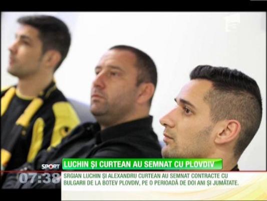 Luchin şi Curtean au semnat cu Plovdiv