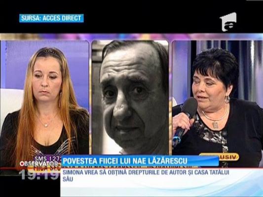 Fiica secretă a lui Nae Lăzărescu vrea să obţină casa şi drepturile de autor