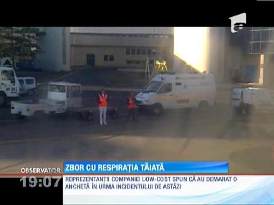 Panică în aer! Aterizare cu măştile de oxigen pe aeroportul Otopeni