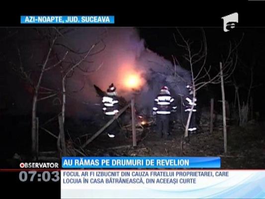 Noapte de foc pentru o familie care sărbătorea revelionul pe stil vechi