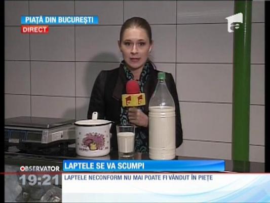 Se scumpește laptele