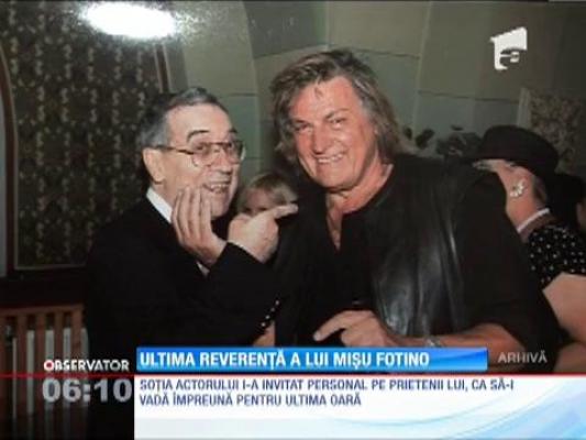 Mişu Fotino va fi înmormântat astăzi