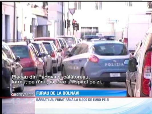 Un român fura de la bolnavii italieni zeci de mii de euro!