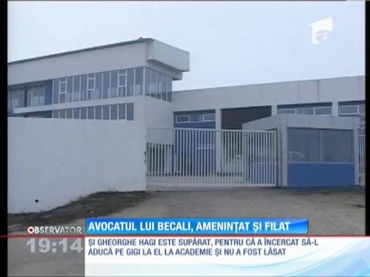 Avocatul lui Gigi Becali, ameninţat şi filat