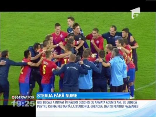 Steaua lui Gigi Becali riscă să rămână fără nume, emblemă şi fără culori