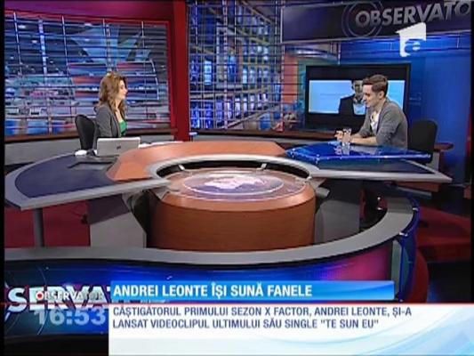 Andrei Leonte a lansat videoclipul single-ului "Te sun eu"
