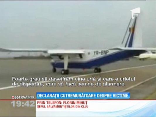Momente DRAMATICE: Victimele accidentului aviatic fac semne disperate salvatorilor
