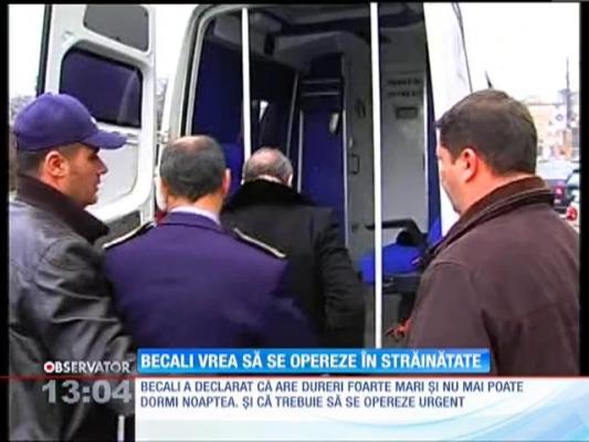 Becali vrea să se opereze în străinătate. Ce spun judecătorii