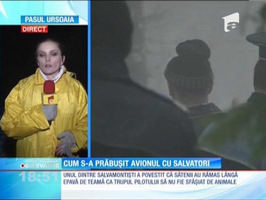 Locul unde s-a prăbuşit avionul lui Adrian Iovan