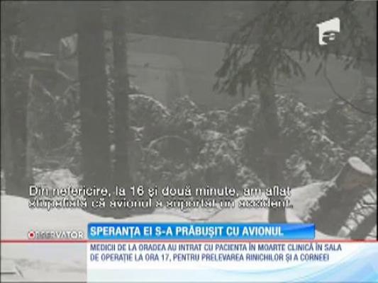 Dezastrul a lovit şi dincolo de epavă. Femeia care aştepta ficatul trece prin clipe grele