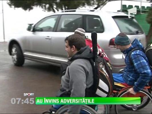 Speranţele echipei paralimpice de tenis a României