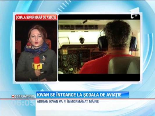 Adrian Iovan, omagiu la Şcoala Superioară de Aviaţie