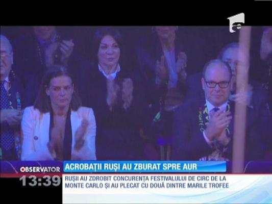 Acrobaţii ruşi, premiați cu două trofee la Festivalul de Circ de la Monte Carlo