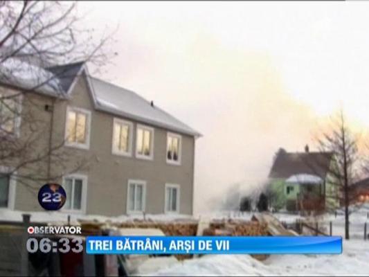 Bătrâni arşi de vii într-un azil din Canada