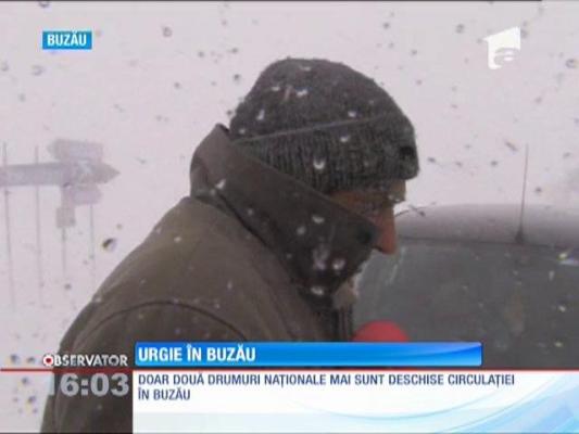 Viscolul a paralizat Buzăul!