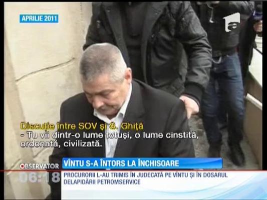 Sorin Ovidiu Vîntu s-a întors după gratii!