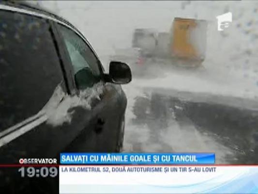 Bilanţul negru al carambolului de pe autostrada Bucureşti-Piteşi