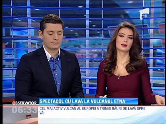 Vulcanul Etna a erupt din nou