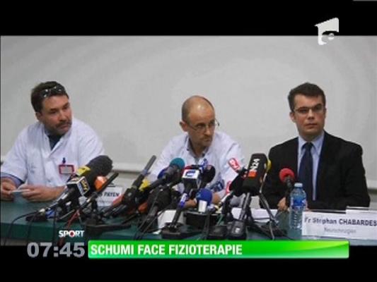 Michael Schumacher a anchilozat şi a intrat pe mâna fizioterapeuţilor