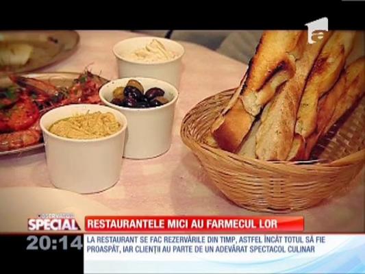 Restaurantele mici au farmecul lor