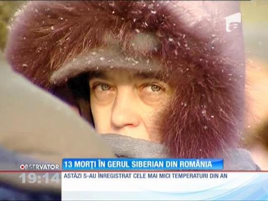 13 români AU MURIT de frig. Ce temperaturi vor fi azi