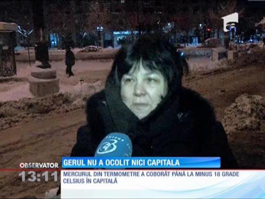 Gerul nu a ocolit nici Capitala