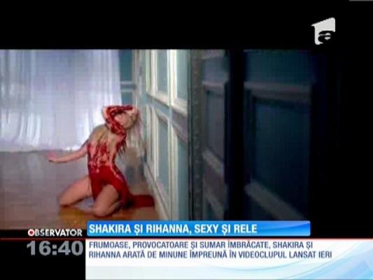 Shakira şi Rihanna, videoclip fierbinte