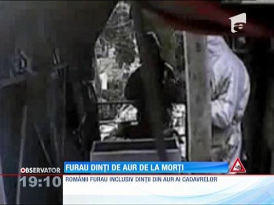 Trei gropari români angajați în Italia furau dinți DE AUR de la morți