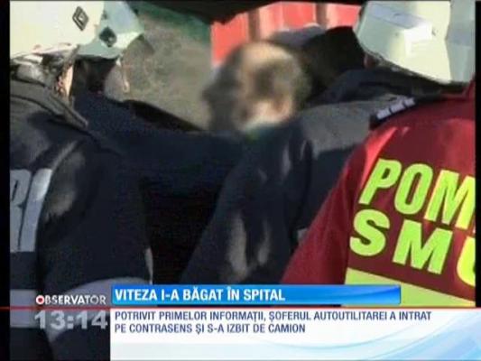 Viteza excesivă i-a trimis în spital