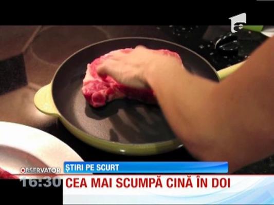 Cea ma scumpă cină romantică: 73.000 de euro!